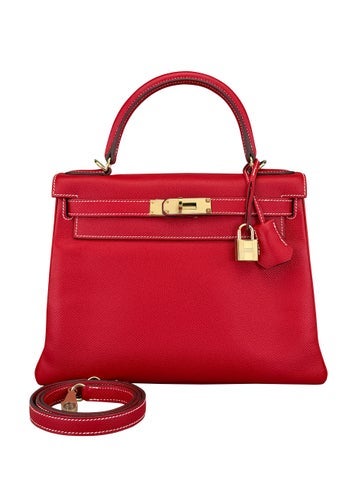 Epsom Leather Kelly 28
