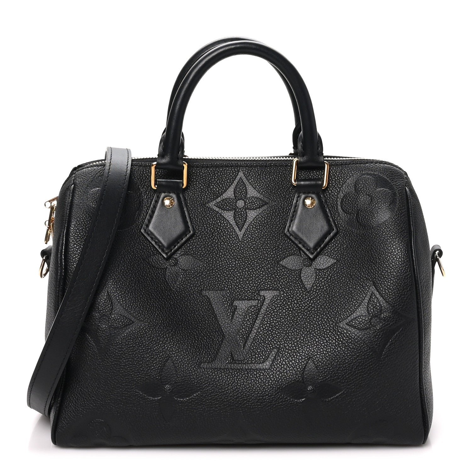 Louis Vuitton Empreinte Monogram Giant Speedy Bandouliere 25 Black