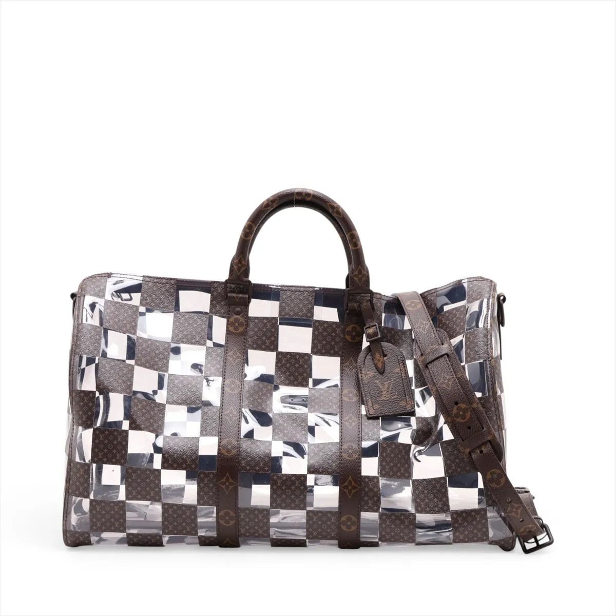 Louis Vuitton Monogram chess Keepolbandrière 50 M20864 Brown