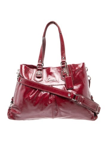 Patent Leather Top Handle Bag