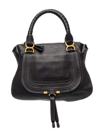 Leather Marcie Shoulder Bag Medium