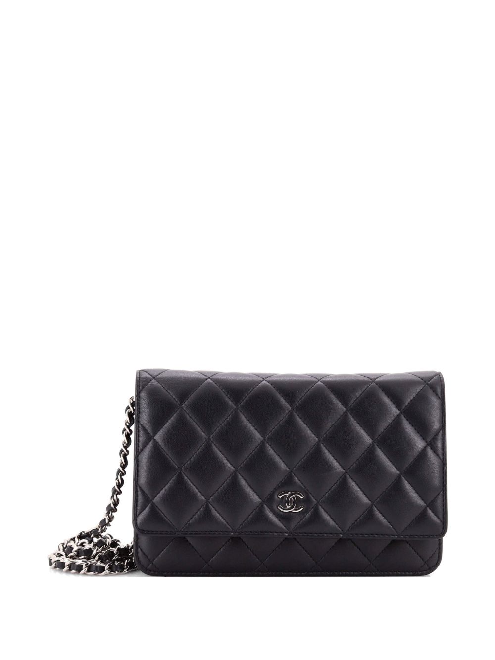 Wallet on Chain Quilted Lambskin crossbody bag