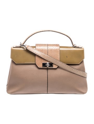 Cartier Leather Top Handle Bag