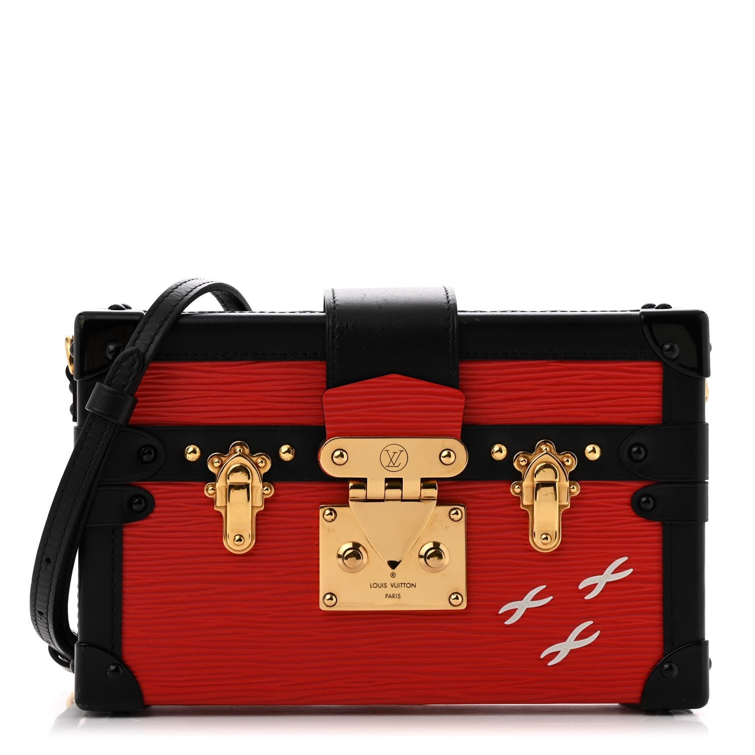 Louis Vuitton Epi Petite Malle Coquelicot