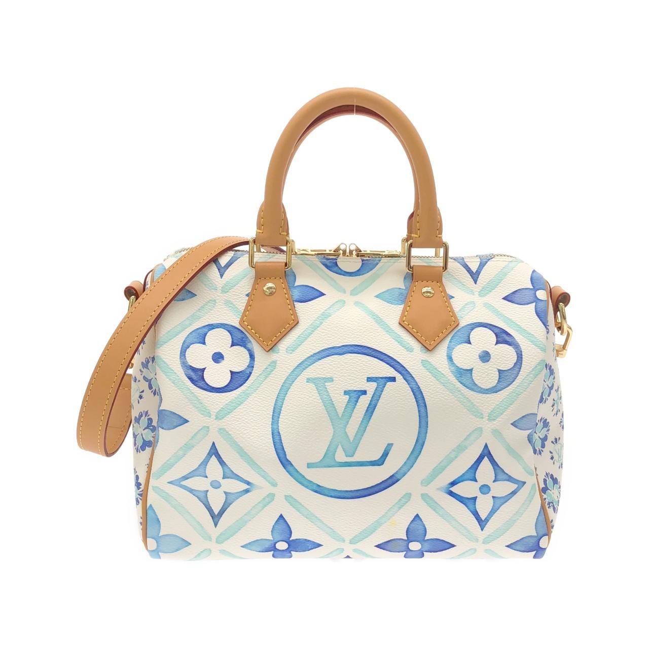 Louis Vuitton Monogram Tile Speedy Bandoulière 25 M11264 Boston B...