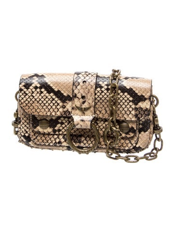 Embossed Leather Crossbody Bag