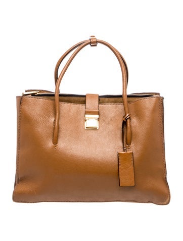 Goat Leather Top Handle Bag