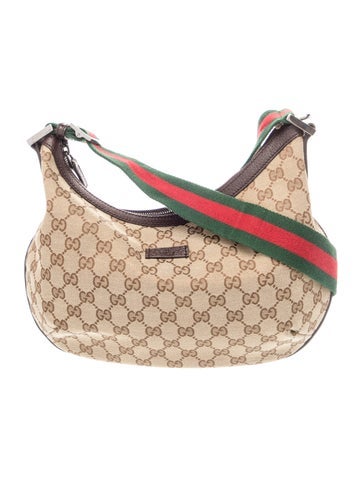 GG Canvas Halfmoon Medium