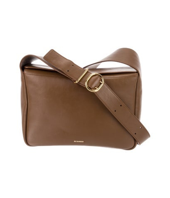 Jil Sander Sander Leather Shoulder Bag