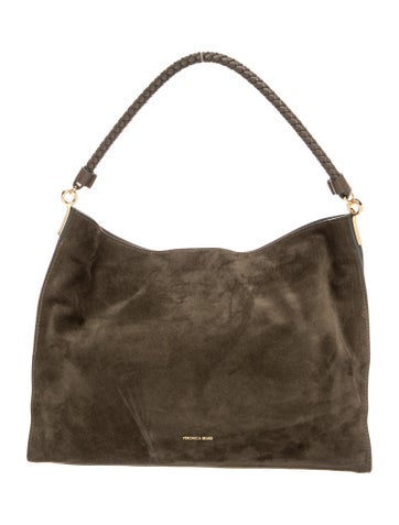 Suede Top Handle Bag