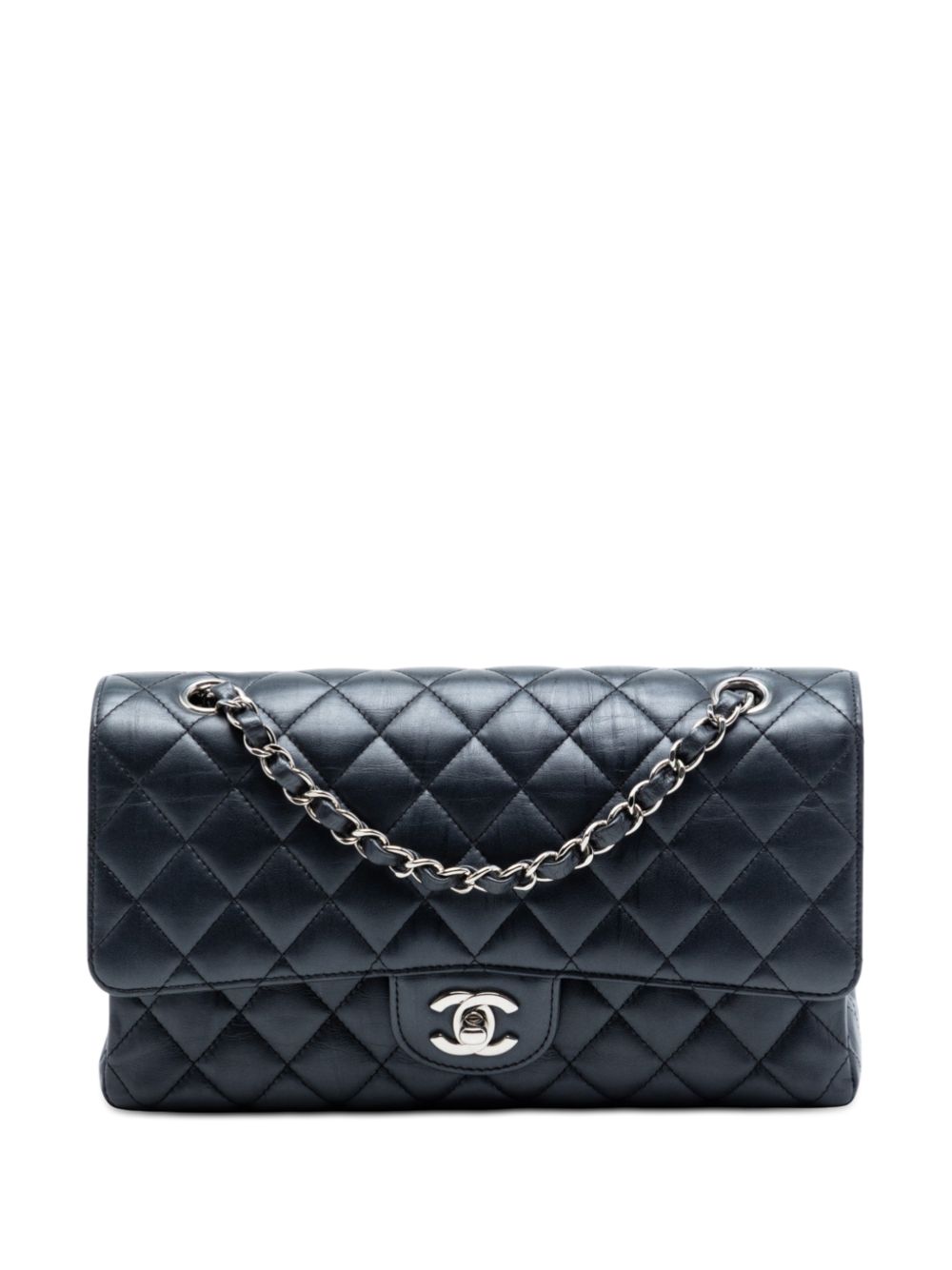 2017-2018 Medium Classic Lambskin Double Flap shoulder bag