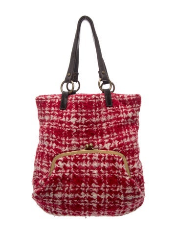 Marni Tweed Top Handle Bag