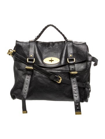 Leather Top Handle Bag