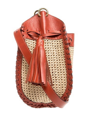 Raffia Crossbody Bag