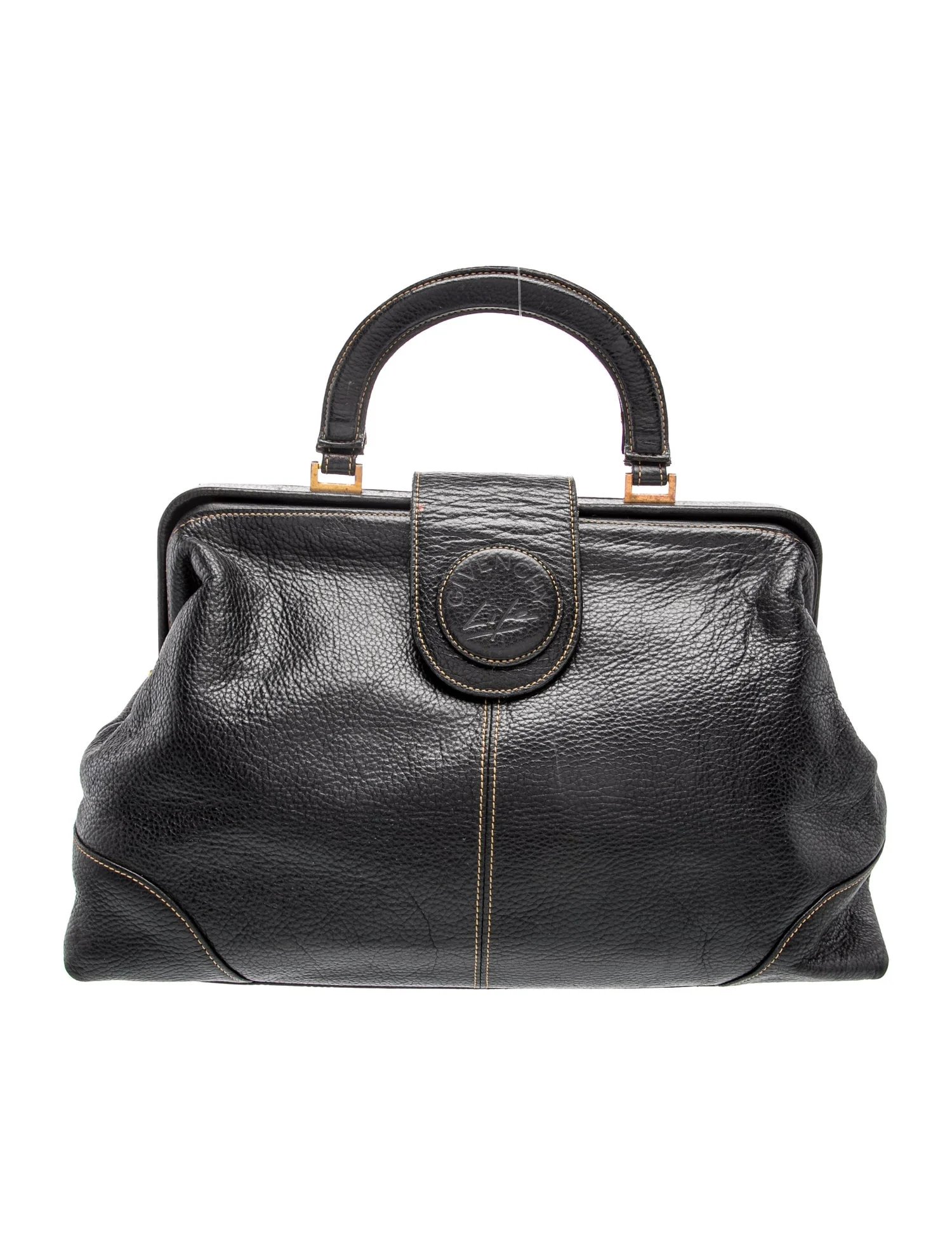 Leather Top Handle Bag