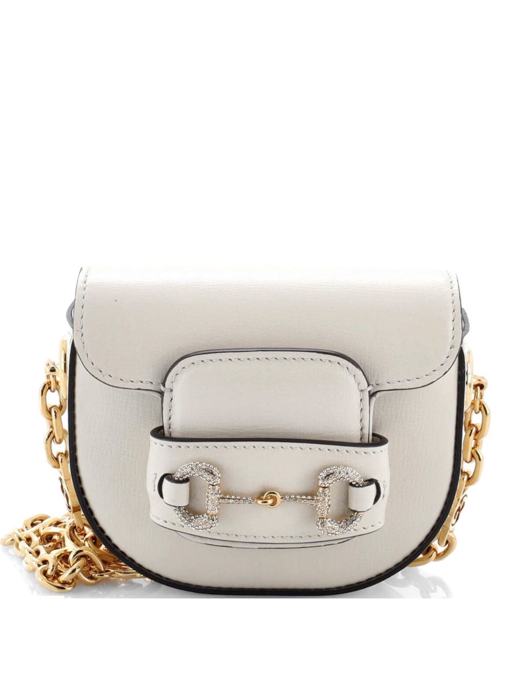 Horsebit 1955 Chain Convertible Belt Bag Leather with Crystal Detail Mini shoulder bag