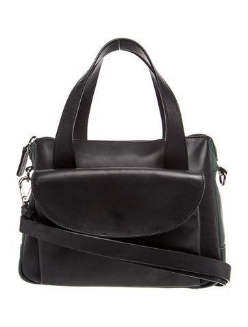 Leather Top Handle Bag