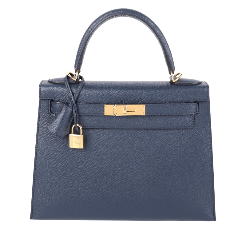Hermes Bleu Indigo Epsom Sellier Kelly 28 Gold Hardware, 2022