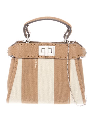 Fendi Leather Peekaboo Nano 2024