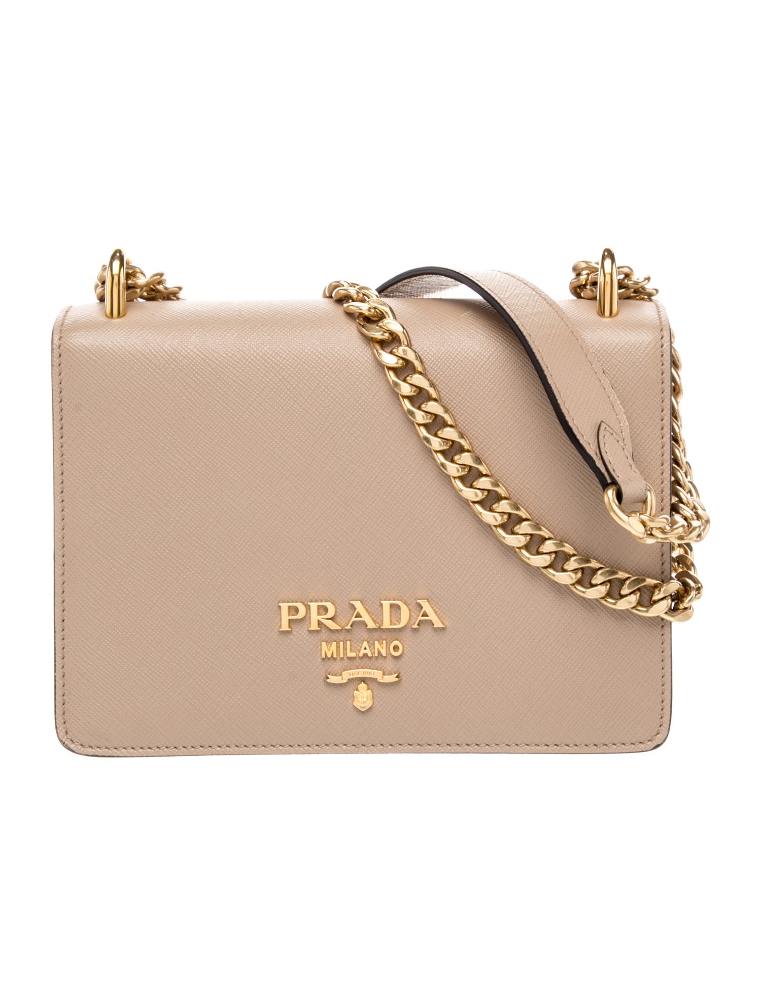 Enameled Metal Triangle Shoulder Bag