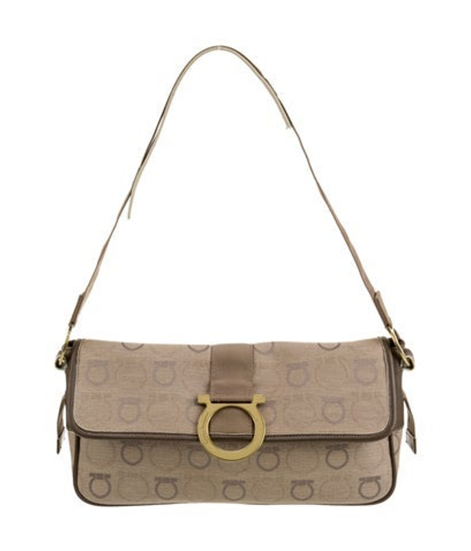 Salvatore Ferragamo Ferragamo Canvas Shoulder Bag