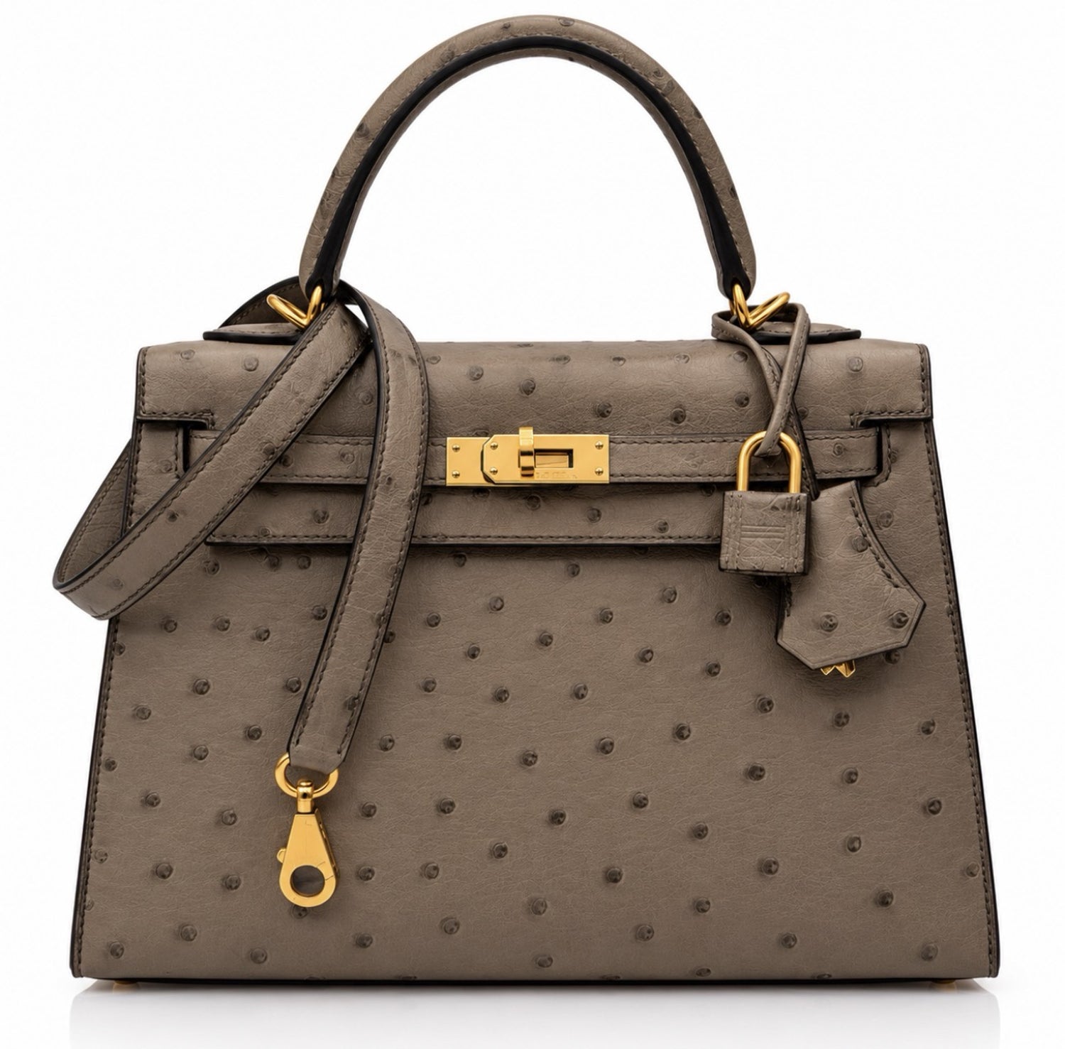Hermes Ostrich Kelly 25