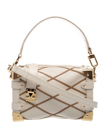 Leather Malletage Side Trunk PM