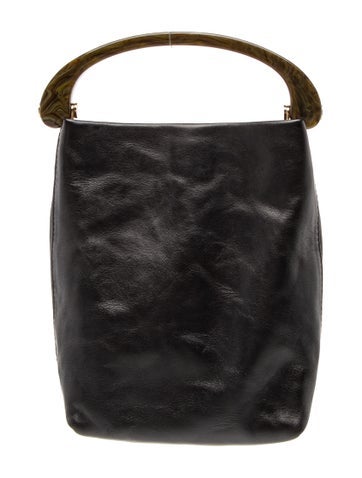 Leather Top Handle Bag