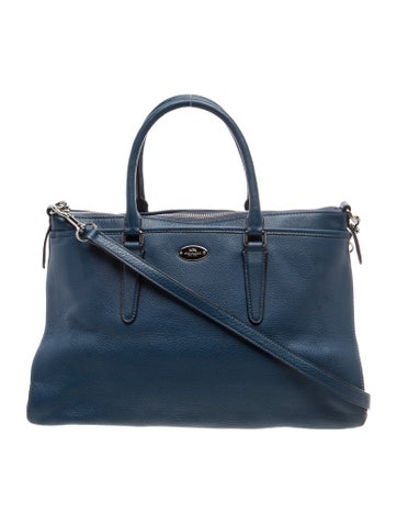 Leather Top Handle Bag