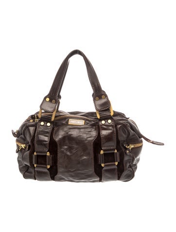 Leather Top Handle Bag Vintage