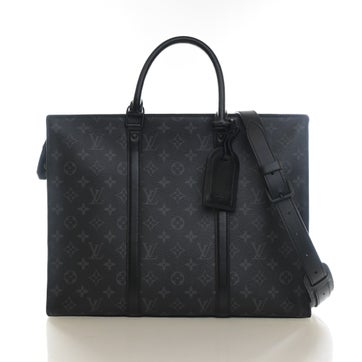 Coated Canvas Monogram Eclipse Sac Plat