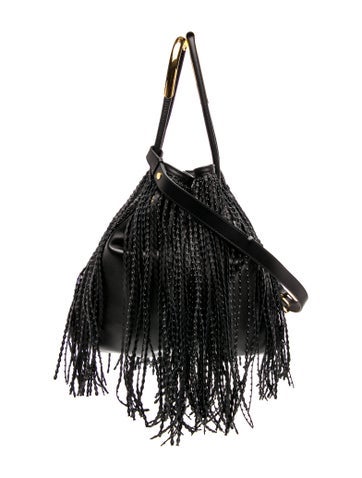 Dior Leather Nolita Fringe Bucket Bag