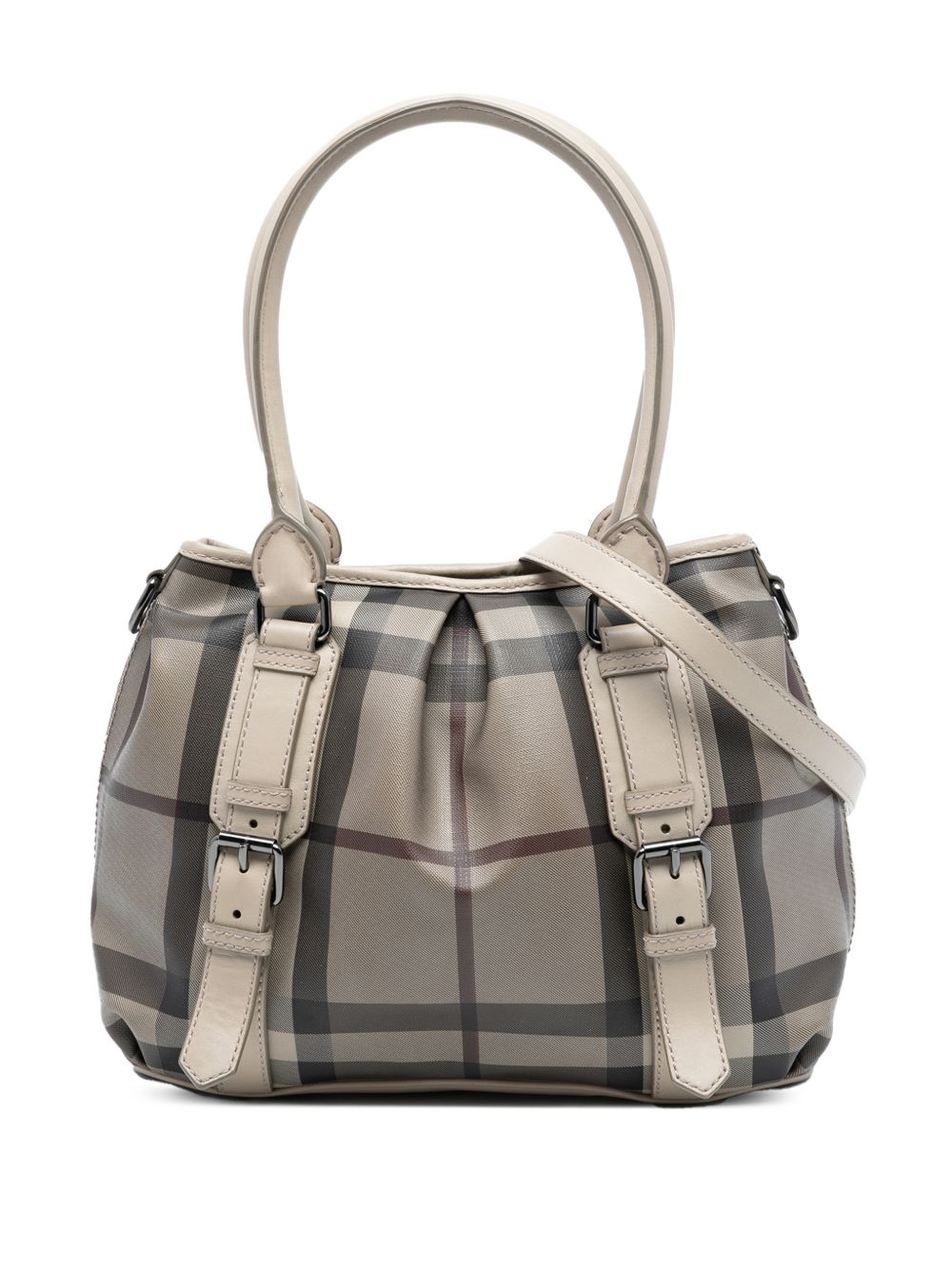 2000-2017 Small Smoke Check Coated Canvas Northfield satchel