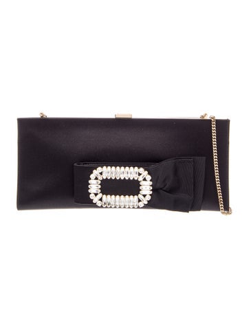 Roger Vivier Satin Clutch