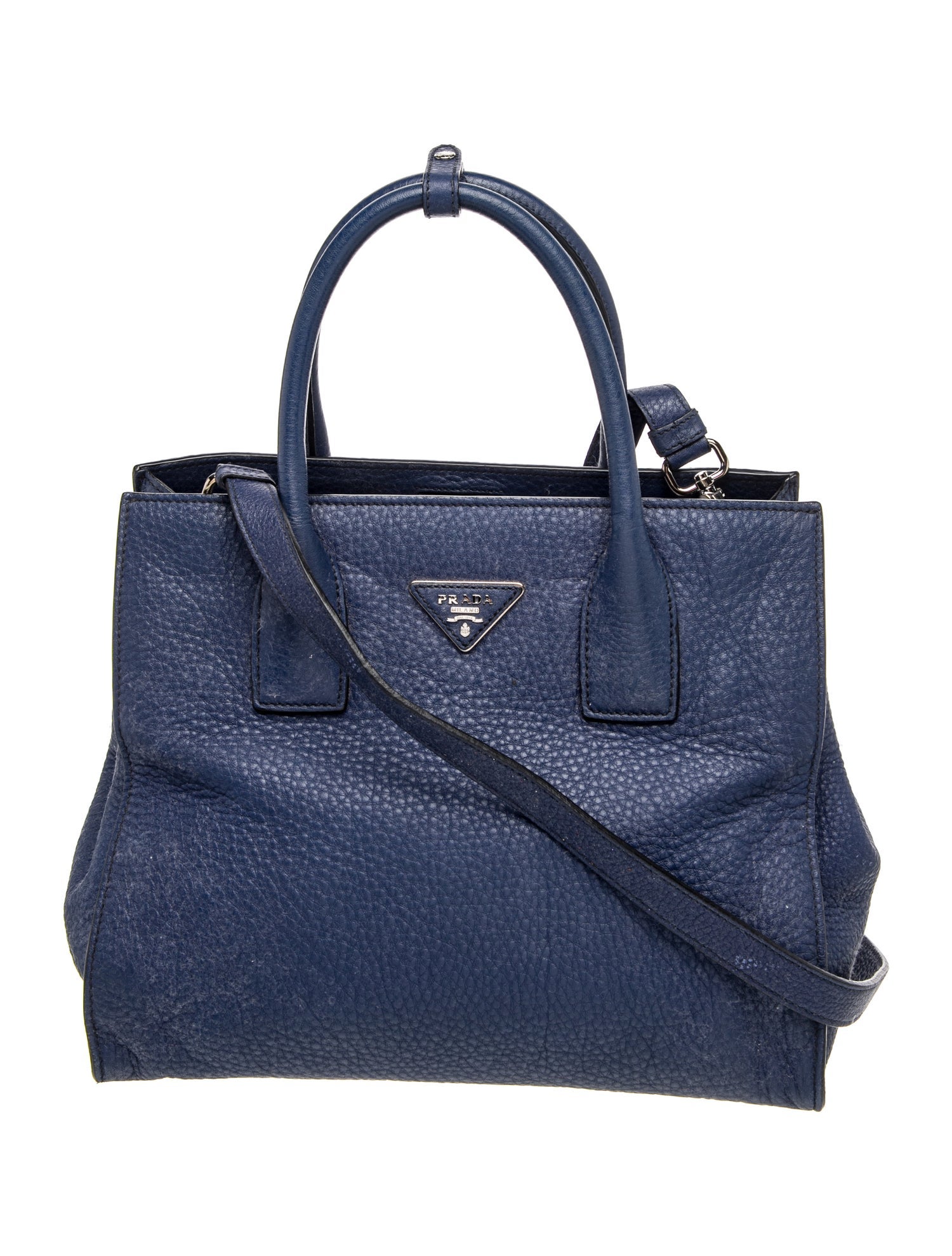 Vitello Daino Leather Top Handle Bag