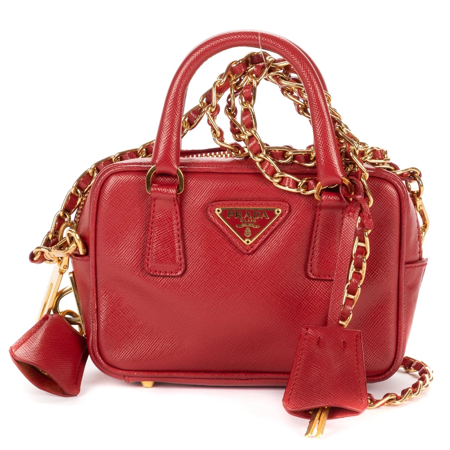 Leather Mini Top Handle Crossbody