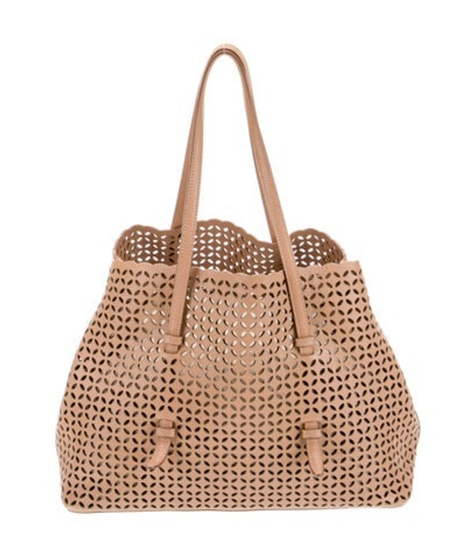 Alaia Leather Top Handle Bag