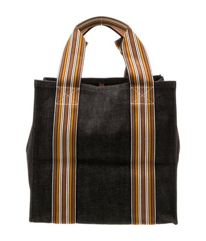 Loro Piana Piana Denim The Suitcase Stripe Small Cube W Pouches