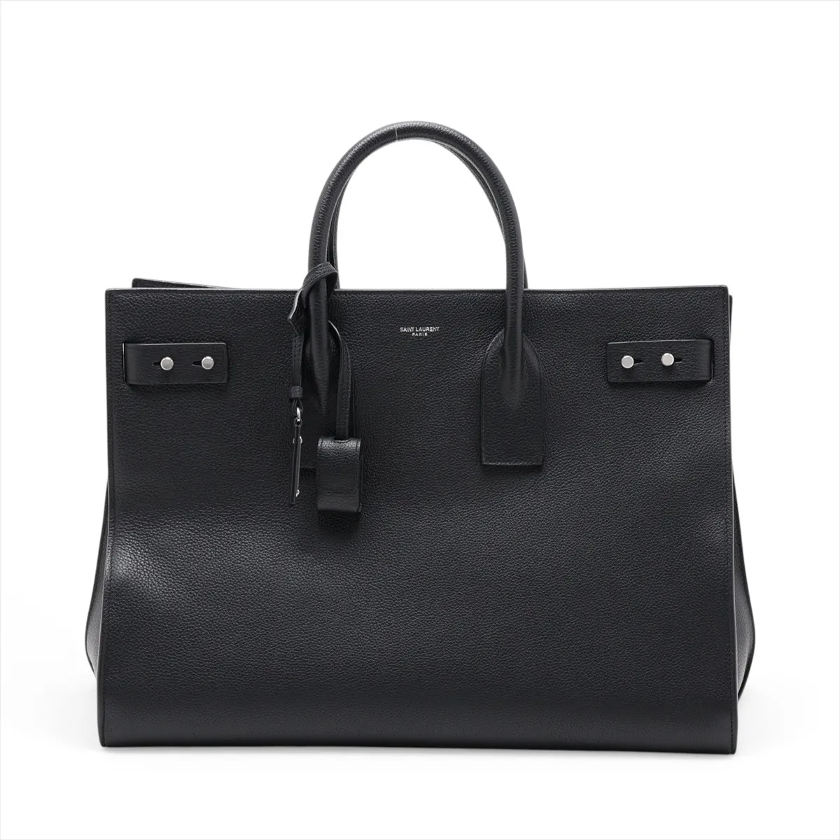 Saint Laurent Paris Large sacks de Jules 631526 Leather Hand bag Black