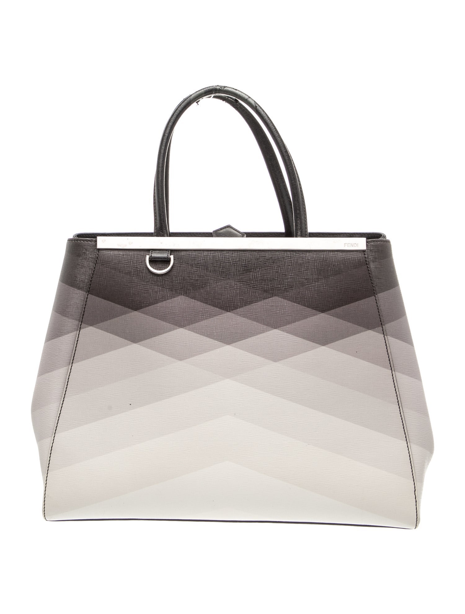 Fendi Leather Top Handle Bag Medium