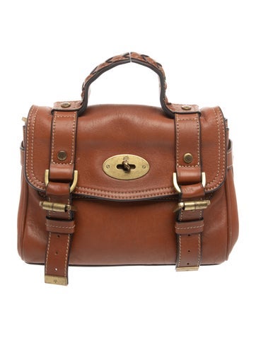 Leather Top Handle Bag