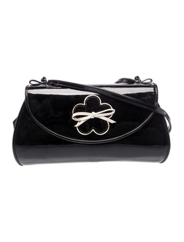 Patent Leather Top Handle Bag