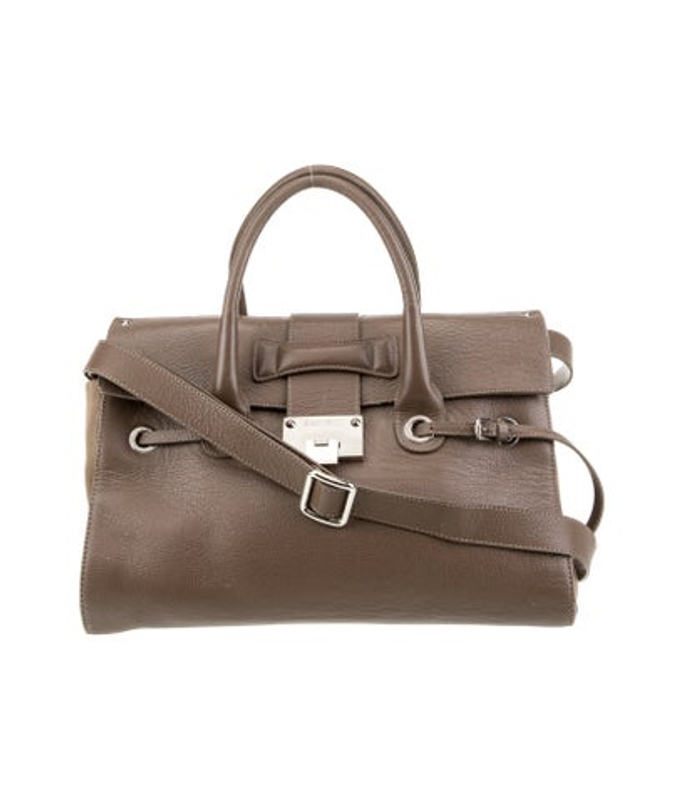 Jimmy Choo Choo Leather Top Handle Bag