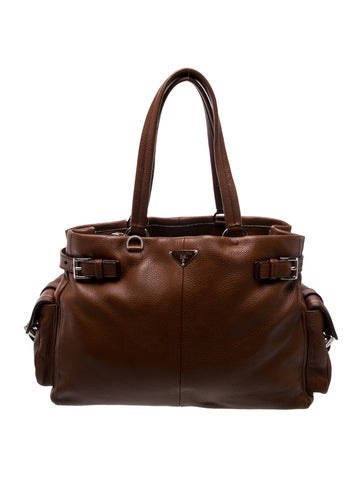 Vitello Daino Leather Shoulder Bag