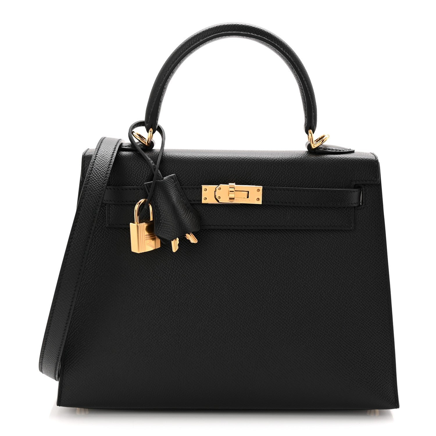 Hermes Epsom Kelly Sellier 25 Black
