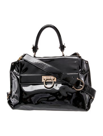 Gancini Top Handle Bag