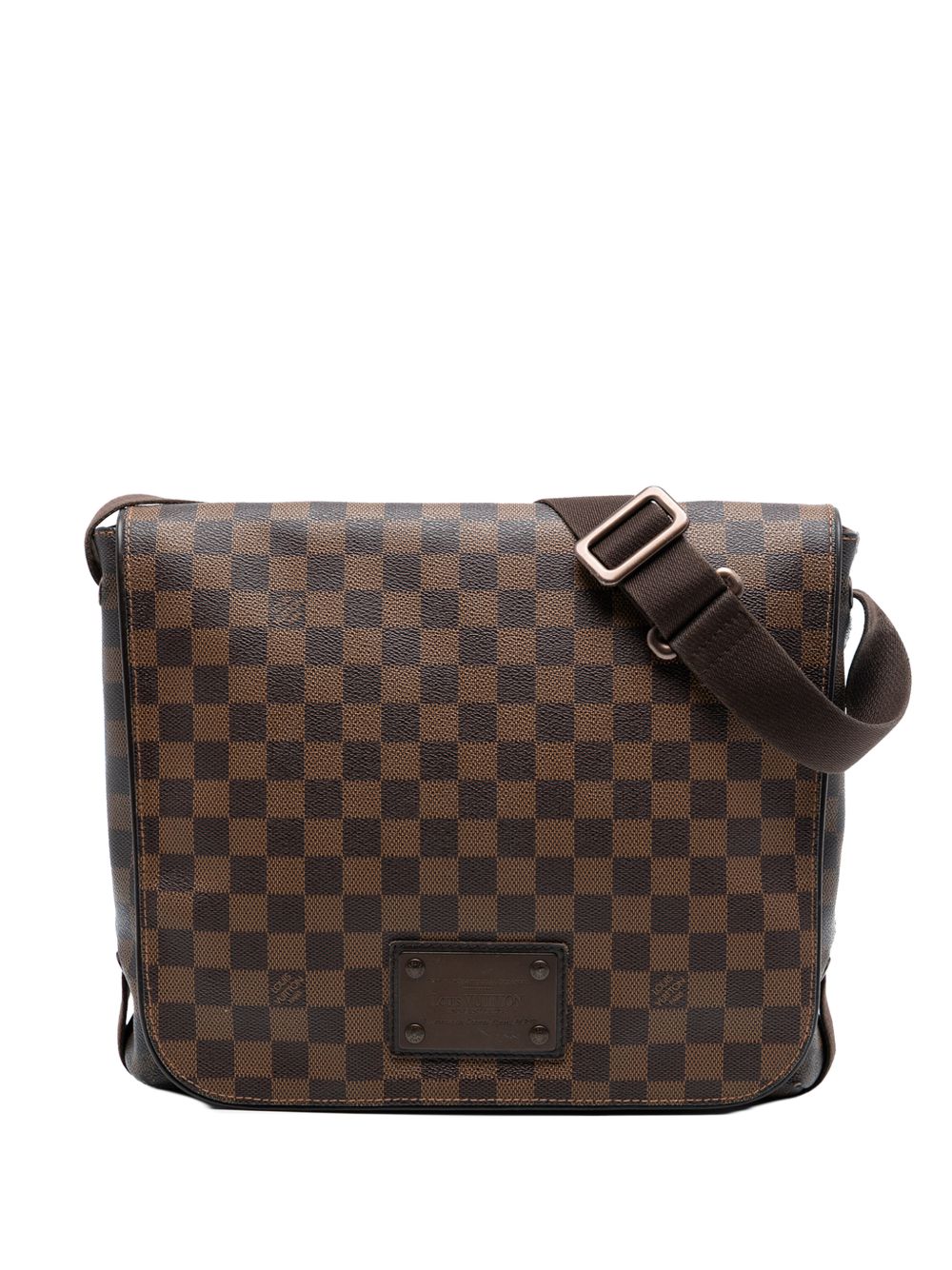 2011 Damier Ebene Brooklyn MM crossbody bag