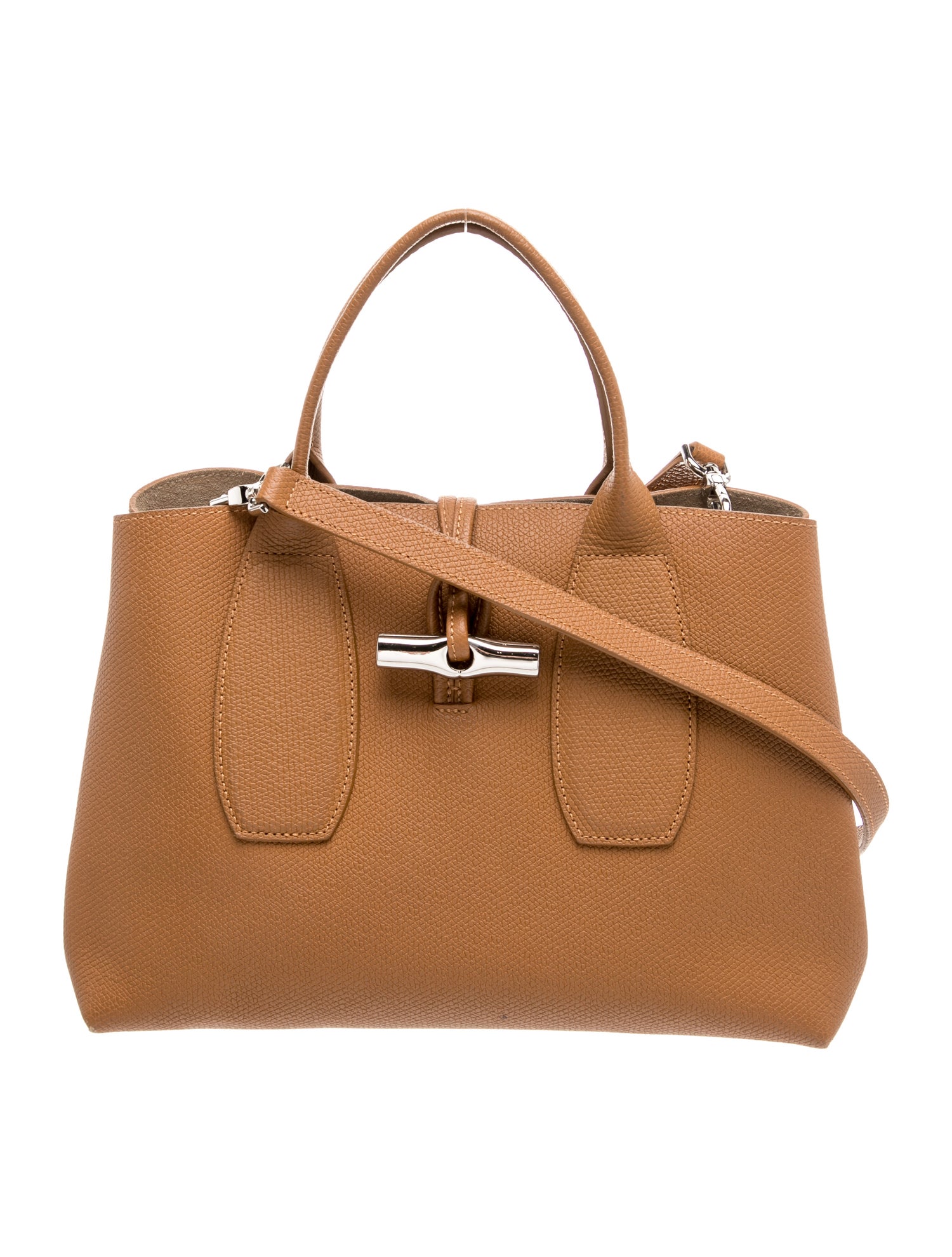 Leather Top Handle Bag