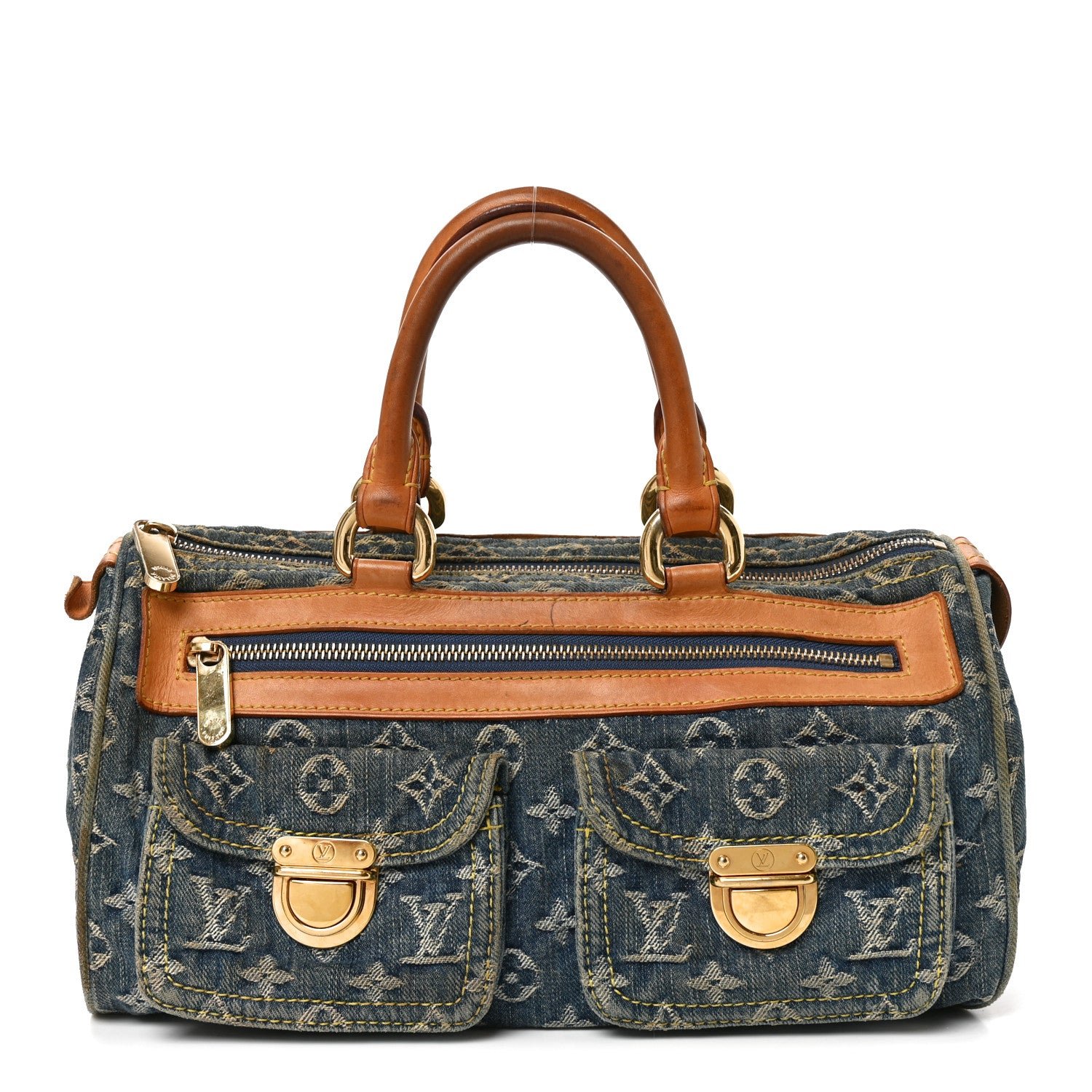 Louis Vuitton Monogram Denim Neo Speedy Blue