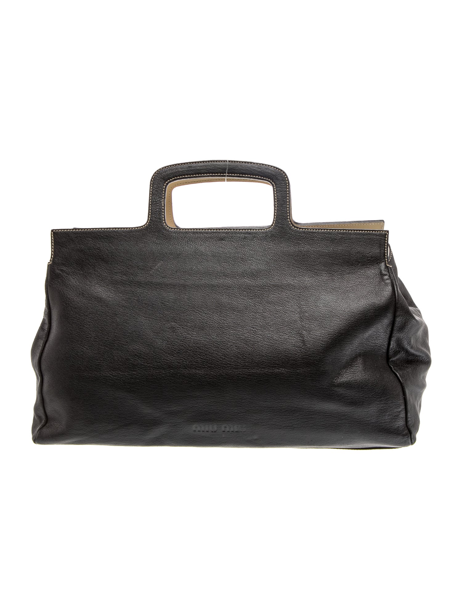 Leather Top Handle Bag Vintage